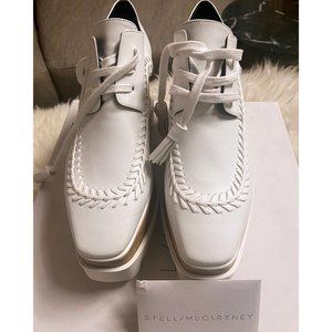 Stella McCartney Elyse Baseball Stitch Platform 6.5, NWOT RARE!